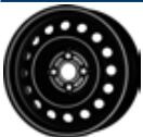 5.5x15, 4x100, CH 54, ET: 36; teräsvanne KIA RIO III 09.11- CMR