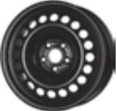 6.5x16, 5x105, CH 56,6, ET: 38; teräsvanne CHEVROLET TRAX; OPEL MOKKA / MOKKA X 06.12- KRONPRINZ