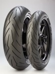 motorcycle road tyre pirelli 190/50zr17 tl 73w diablo rosso iii rear