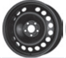 7.5x17, 5x108, CH 63,3, ET: 55; teräsvanne FORD GALAXY, S-MAX 01.15- KRONPRINZ