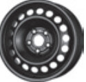 6.0x15, 5x105, CH 56,6, ET: 37; teräsvanne OPEL ASTRA K 06.15- CMR