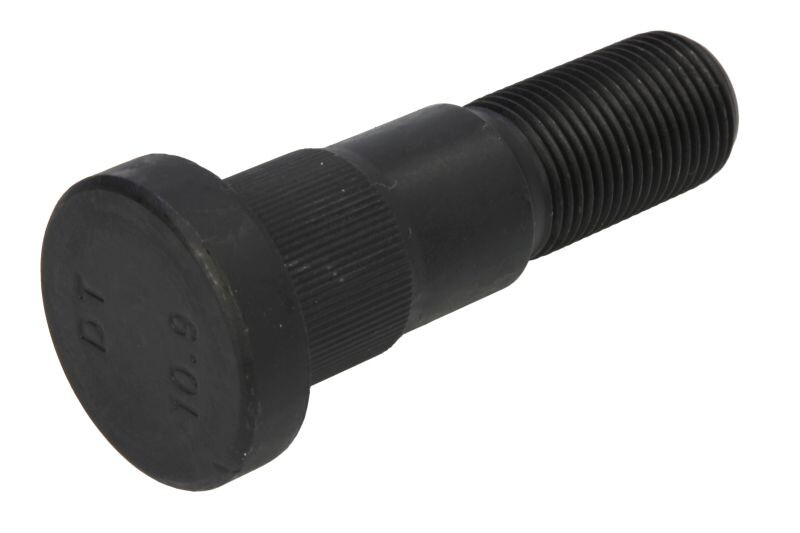 Wheel bolt front 7/8"-14UNFx86/96mm (thread pituus 37mm, Phosphate conversion coated) fits: VOLVO 8500, 8700, 9700, 9900, B10, B12, B7, F10, F12, F16, FH12, FH16, FH16 II, FL, FL10, FL12 01.73-