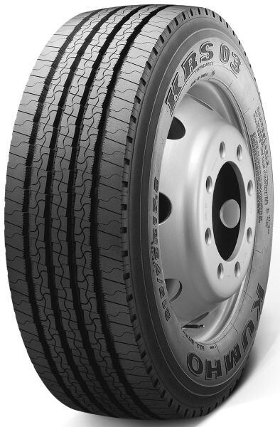 1660113, KRS03, KUMHO, Truck tyre, Regional, Front, 3PMSF, 132/130M, labels: fuel efficiency class - E, wet grip class - B, rolling noise and resistance measuring class - 73 dB (B) snow grip - Kyllä, ic