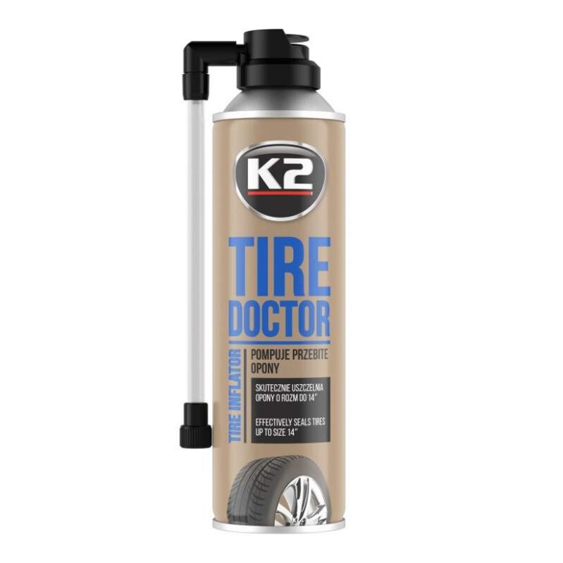 k2 tire doctor renkaankorjausvaahto 335ml