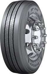 kuorma-auton puoliperävaunu 245/70R17.5 DUNLOP SP246 M+S 143/146F