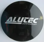 Alutec Wheel Cap 64mm Black with Silver lettering N32 9N32ALUTEC-SW