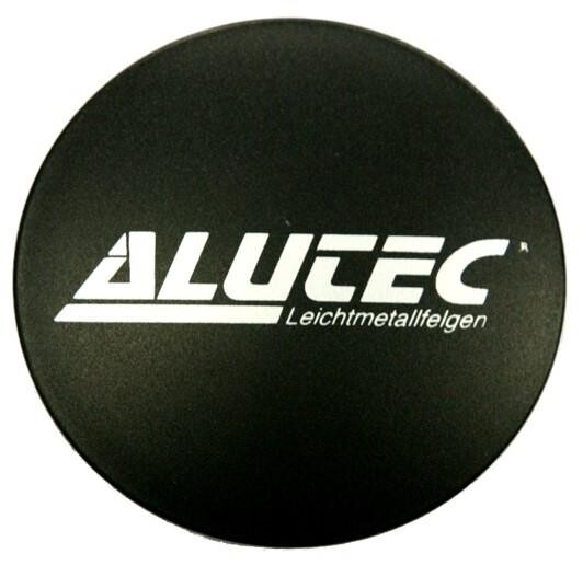 Alutec Wheel Cap 68.5mm Black with Silver lettering N37 9N37ALUTEC-SW-MATT