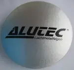 Alutec Wheel Cap 64mm Silver with Black lettering N32 9N32ALUTEC-SI/SW