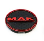 MAK Wheel Cap 8010009800 C035 60mm Red/Black 1 Kpl