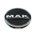 MAK Wheel Cap 8010002554 C023 60mm Chrome/Black Vanteen keskikuppi