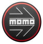 Momo Wheel Cap CAP KG-016RA 56.8mm Arrow Matt Black Red Circle SPCAPACMBCES