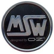 MSW Wheel Cap 81310615 XC571FR Black/Chrome