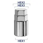 OZ Racing Key adapteri Hex1:19 mm, Hex2:19 mm, Hex3:17 mm (82013004)