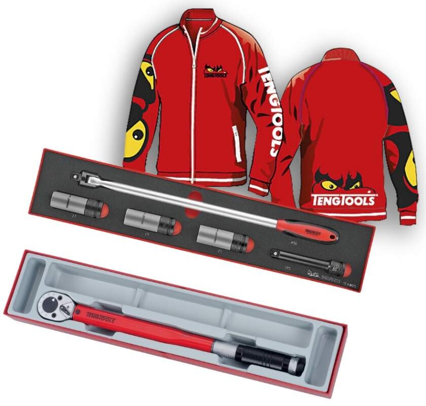 PROMO 5 osaa sarja avaimen vanteille TENG TOOLS