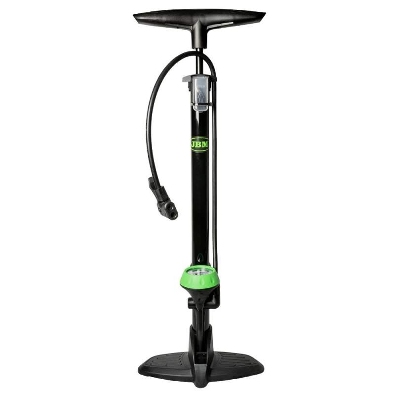 aluminium Käsipumppu painemittarilla 0-11bar "hd bike". 530mm jbm