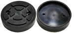 hallitunkin kumityyny pyöreä 120/108mm, paksuus 32mm (2- reiällä)