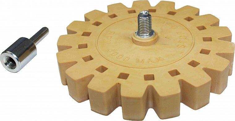 segmentti kumilaikka vanteelta liimajäämien poistoon (4000RPM)