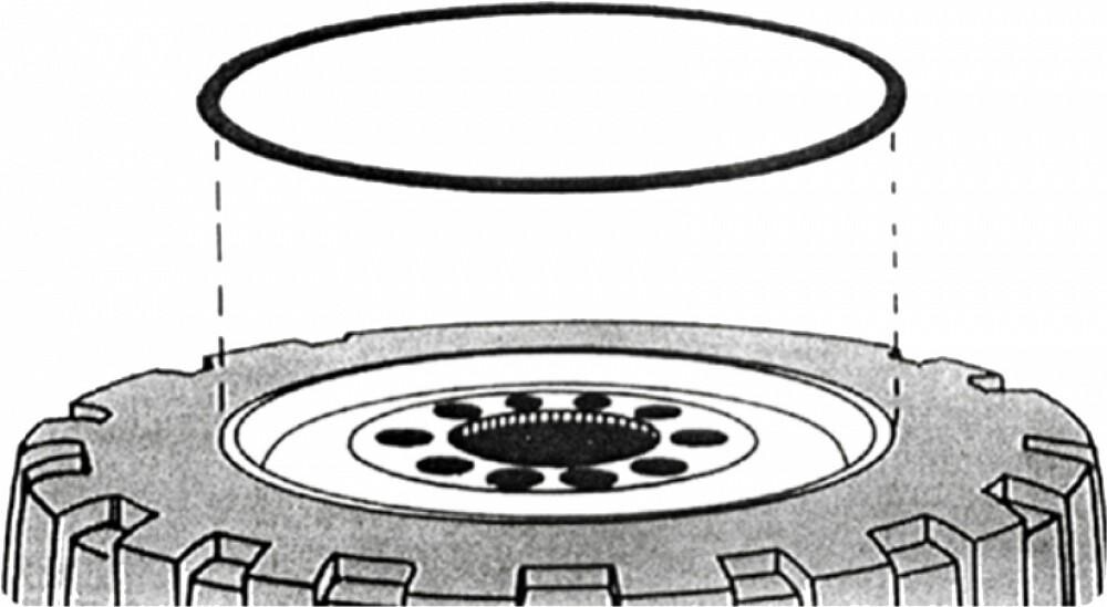 O-rengas 25" 7.9mm (3/16") halor-25-tms. 1 kpl