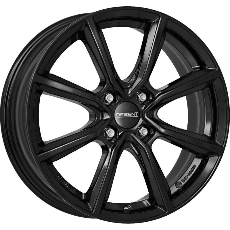 alumiinivanne Dezent TN Black 7x17" 4x108 ET32 keskireikä 65.1