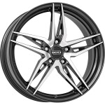 alumiinivanne Dotz Interlagos dark Gunmetal/polished 7.5x18" 5x100 ET51 keskireikä 57.1