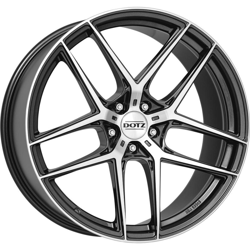 alumiinivanne Dotz LagunaSeca dark Gunmetal/polished 9x20" 5x120 ET30 keskireikä 72.6