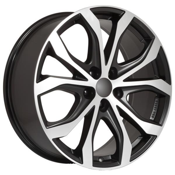 alumiinivanne Alutec W10X racing-black frontpolished 8x18" 5x114.3 ET40 keskireikä 70.1