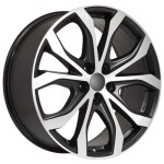 alumiinivanne Alutec W10X racing-black frontpolished 8x18" 5x114.3 ET40 keskireikä 70.1