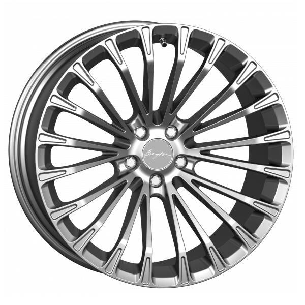 alumiinivanne Breyton Race LS 2 Crystal Silver 8.5x20" 5x112 ET30 keskireikä 66.6