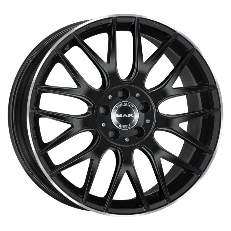 alumiinivanne MAK Arrow Gloss Black Mirror Ring 9x21" 5x112 ET45 keskireikä 66.6