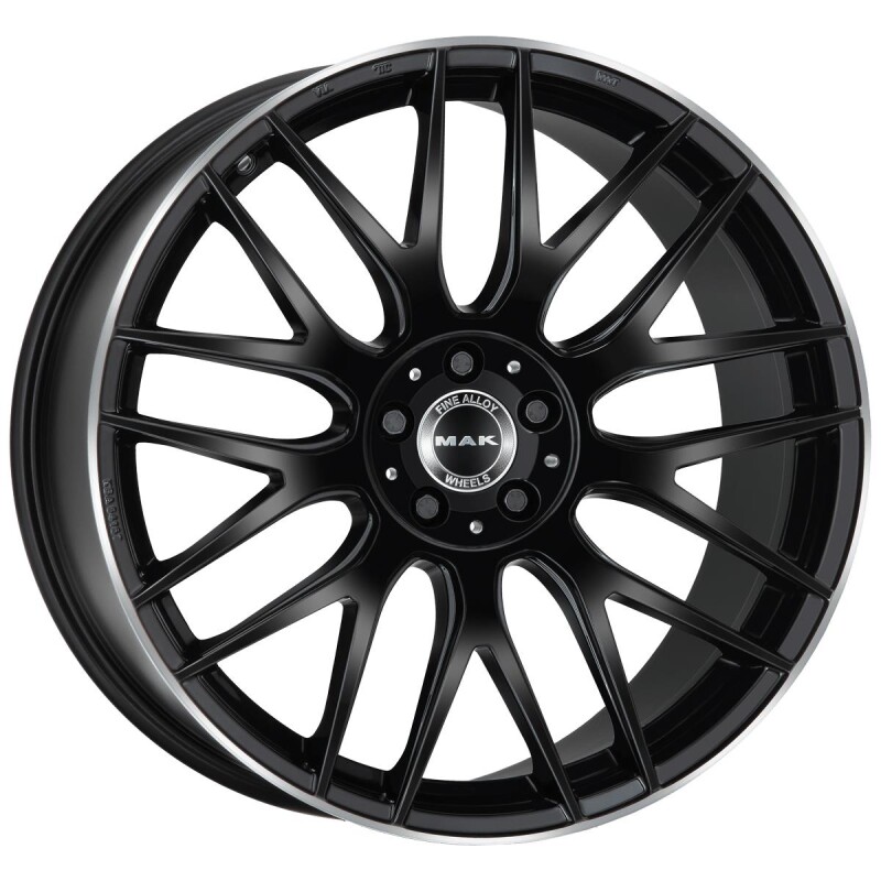 alumiinivanne MAK Arrow-D Gloss Black Mirror Ring 9.5x20" 5x112 ET43 keskireikä 66.6