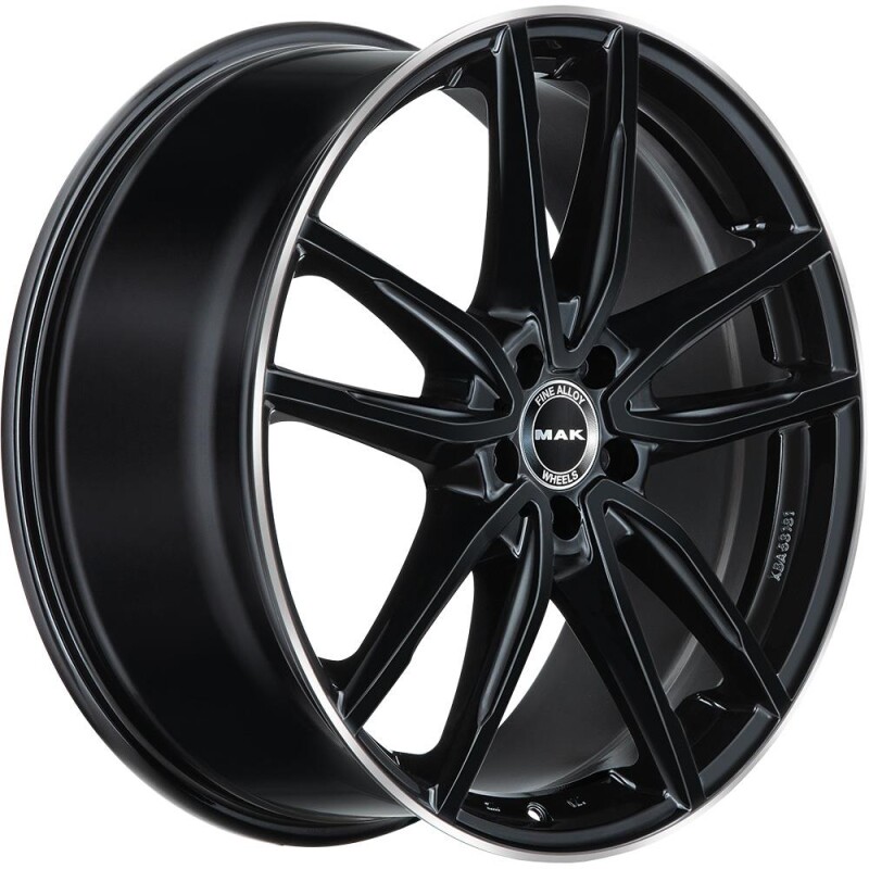 alumiinivanne MAK Evo Gloss Black Mirror Ring 9x20" 5x112 ET50 keskireikä 66.6