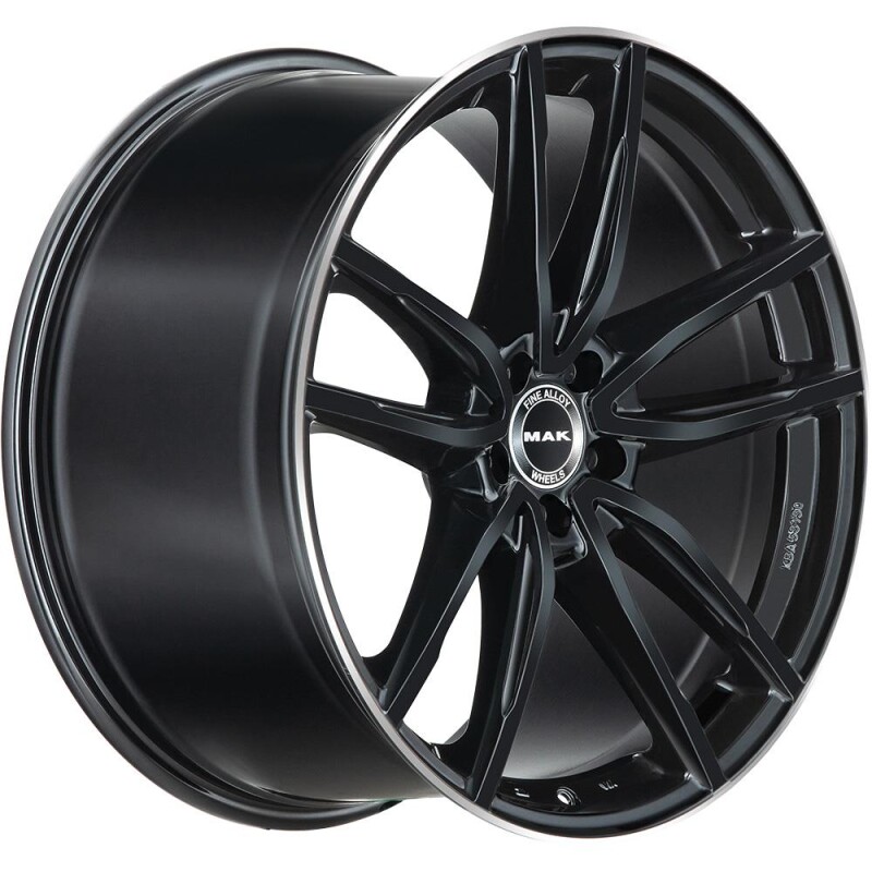 alumiinivanne MAK Evo-D Gloss Black Mirror Ring 9.5x20" 5x112 ET45 keskireikä 66.6