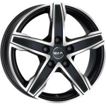 alumiinivanne MAK King 5 Ice Black 7.5x18" 5x160 ET50 keskireikä 65.1