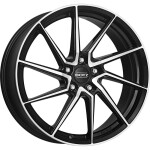 alumiinivanne Dotz Spa dark Black/polished 7.5x17" 5x100 ET35 keskireikä 60.1