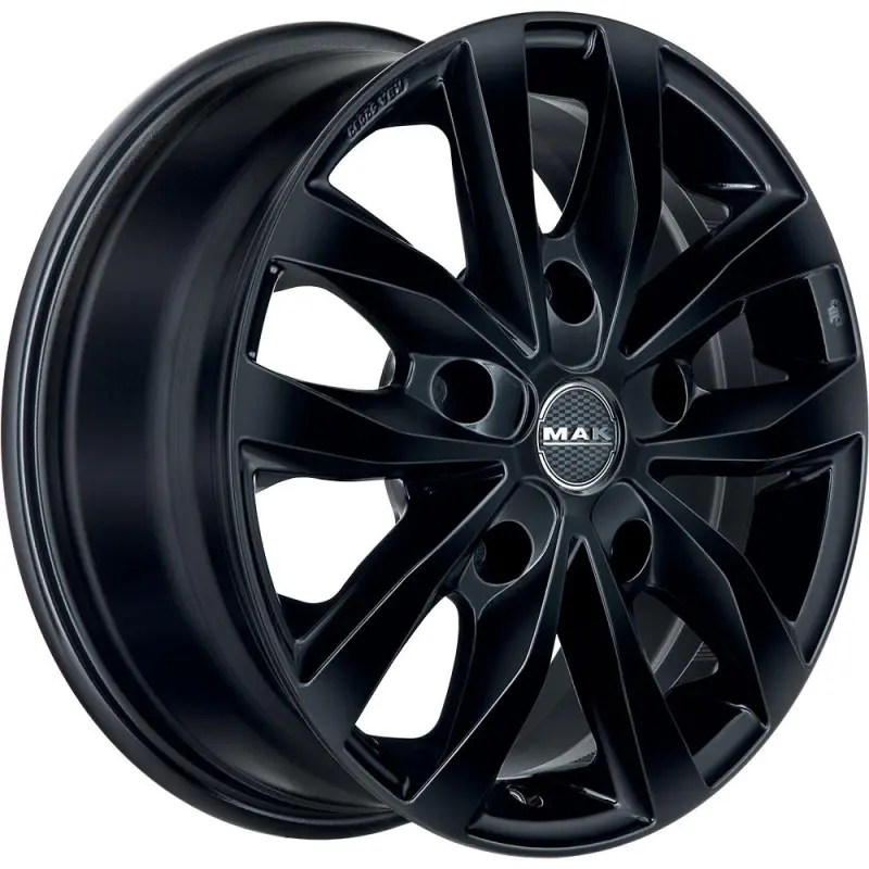 alumiinivanne MAK Load 5 Gloss Black 7x17" 5x160 ET55 keskireikä 65.1
