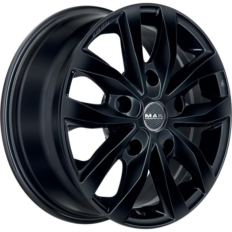 alumiinivanne MAK Load 5 Gloss Black 6.5x16" 5x118 ET55 keskireikä 71.1