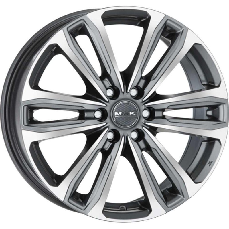 alumiinivanne MAK Safari 6 Gun Met-Mirror Face 7.5x17" 6x139.7 ET48 keskireikä 92.3