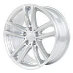 alumiinivanne Alutec X10 polar-silver, 17x7.5 5x112 ET27 keskireikä 66