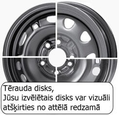 teräsvanne KFZ, 16x6.5 5x120 ET60 keskireikä 65