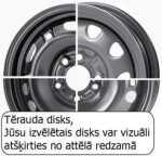 teräsvanne KFZ, 16x6.5 5x120 ET60 keskireikä 65