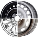 teräsvanne KFZ, 15x5.5 ET keskireikä 66