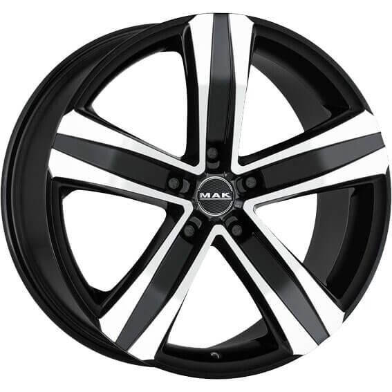 alumiinivanne MAK Stone 5 Black Mirror 7.5x18" 5x127 ET38 keskireikä 71.6