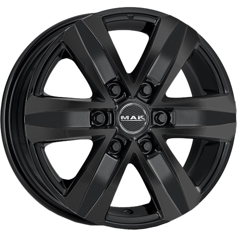 alumiinivanne MAK Stone 6 Gloss Black 8x18" 6x139.7 ET15 keskireikä 106