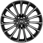 alumiinivanne MSW 30 Black Full Polish, 19x9.5 5x112 ET45 keskireikä 73