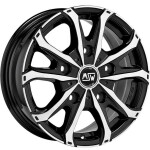 alumiinivanne MSW 48 Van Black Polished, 16x6.5 5x160 ET60 keskireikä 65