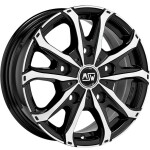 alumiinivanne MSW 48 Van Black Polished, 16x6.5 5x130 ET55 keskireikä 89