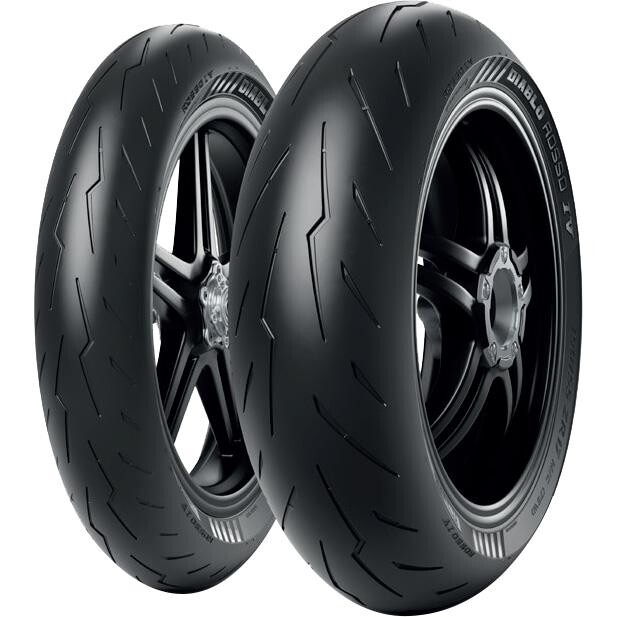 moottoripyörän rengas 200/55ZR17 Pirelli DIABLO ROSSO IV 78W TL SPORT TOURING & TRAC Rear
