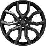 alumiinivanne MSW 41 Gloss Black, x0.0 ET keskireikä