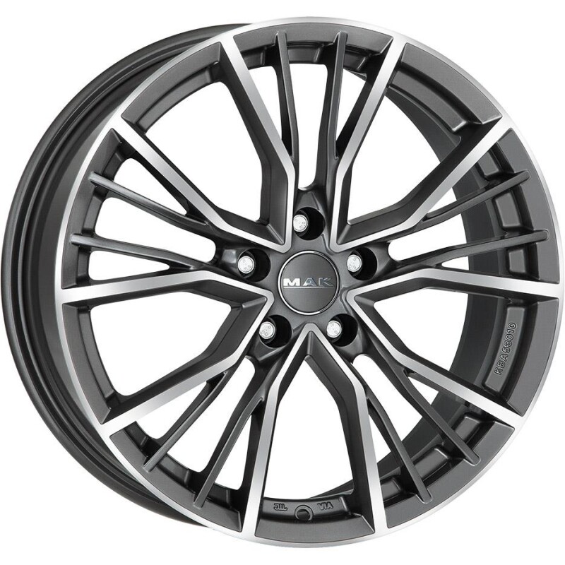 alumiinivanne MAK Union Gun Met-Mirror Face 8.5x20" 5x112 ET40 keskireikä 66.6