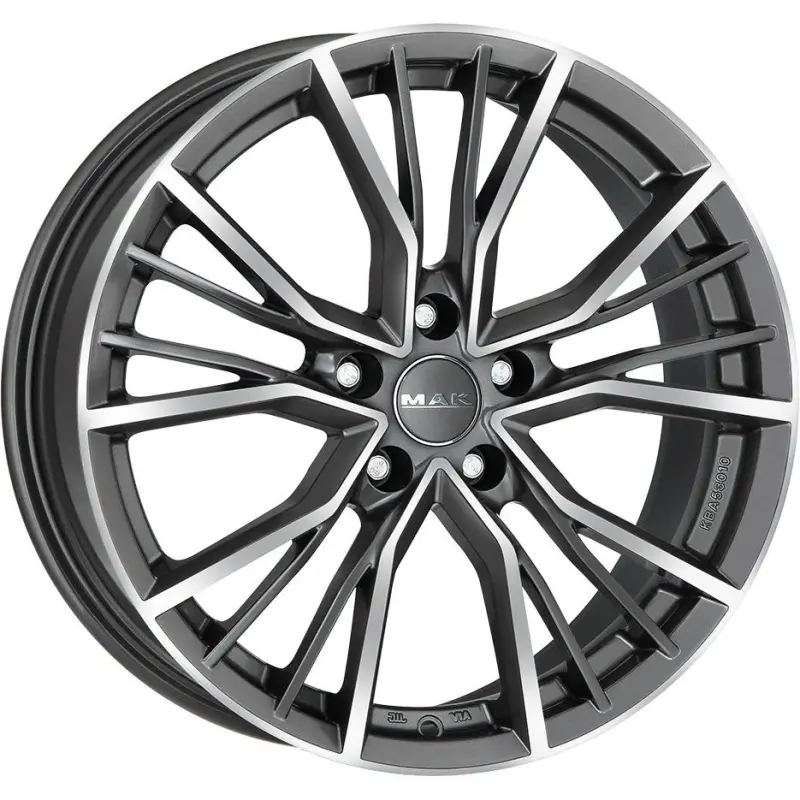 alumiinivanne MAK Union Gun Met-Mirror Face 9.5x21" 5x112 ET25 keskireikä 66.6